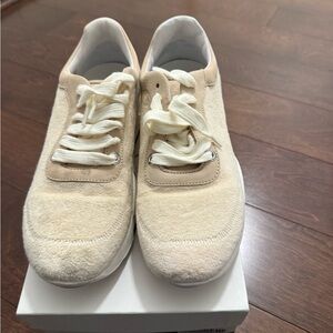 Peserico Cream Athletic Shoes